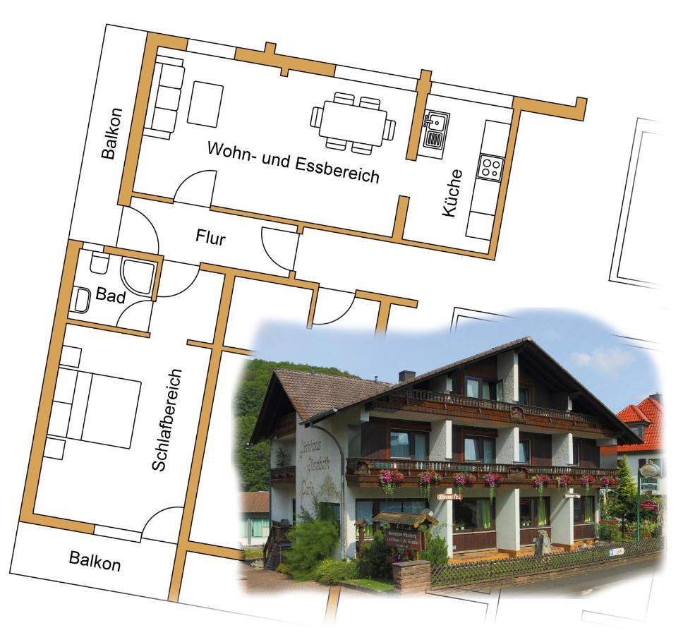 Gaestehaus Elisabeth Poppenhausen Esterno foto